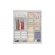 Guarda-Roupa Solteiro Houston 2 Portas de Correr 100% MDF - Cinamomo/Off White