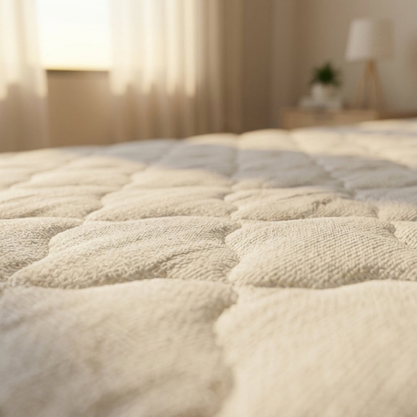 Colchão de Solteiro Espuma D20 Certificado - Bege