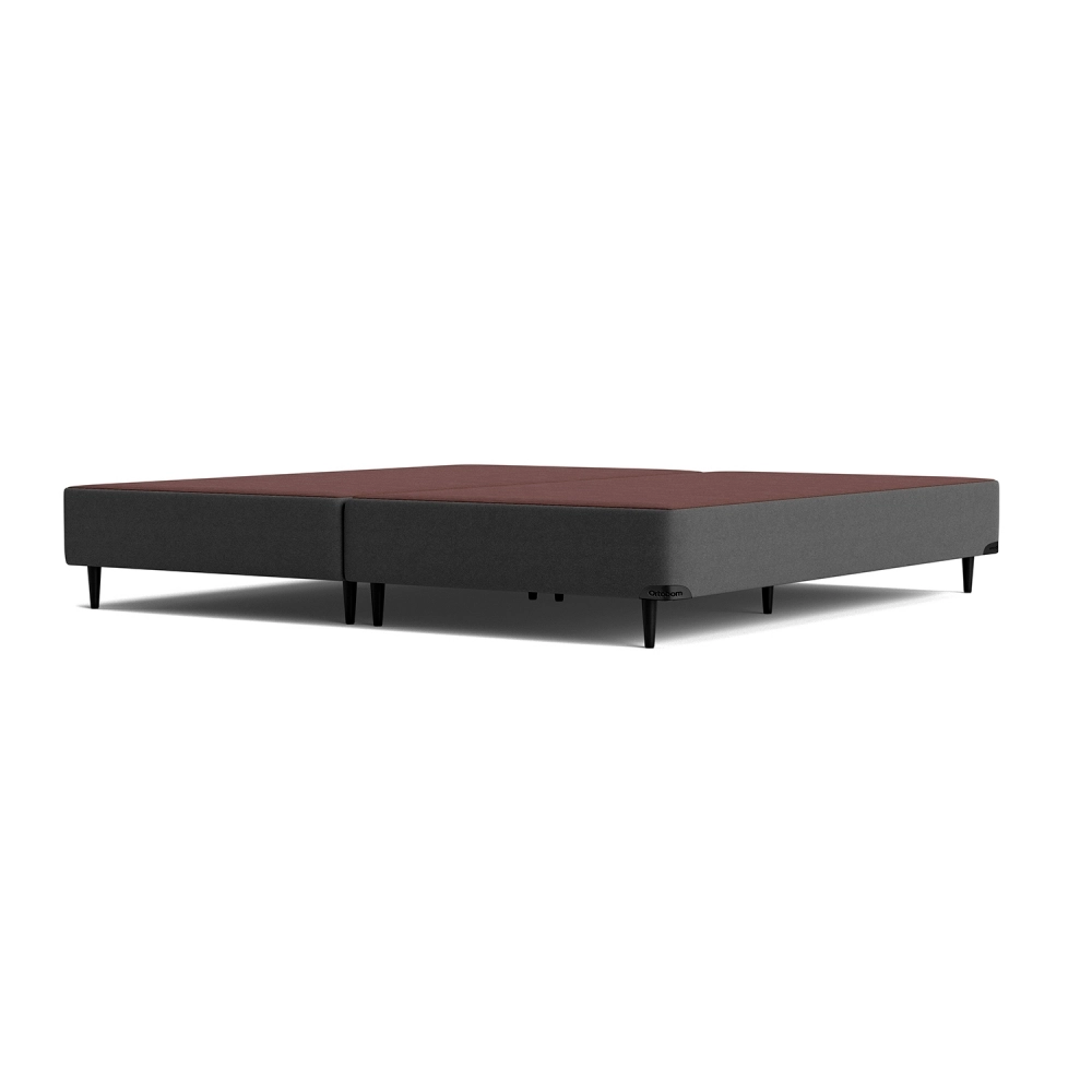 Base Box Queen Sommier ORTOBOM - Camurça Cinza