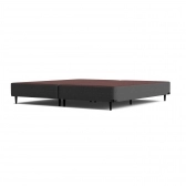 Base Box Queen Sommier ORTOBOM - Camurça Cinza