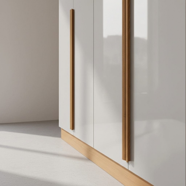 Guarda-Roupa Casal Alvorada 6 Portas e 6 Gavetas 100% MDF - Nature/Off White
