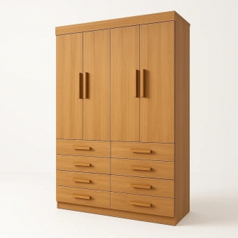 Guarda-Roupa Casal Austin 4 Portas e 8 Gavetas