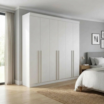 Guarda-Roupa Casal Chicago 6 Portas 8 Gavetas 2,20m