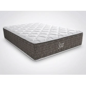 Colchão Queen de Molas Ensacadas Star Superpocket - marrom/branco