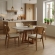 Conjunto Mesa de Jantar Slim 1,30m com 4 Cadeiras Camélia