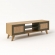 Rack para TV Frida Retrô com Detalhe Palha 3D - Carvalho/Menta