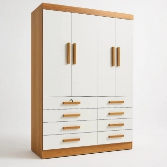 Guarda-Roupa Casal Austin 4 Portas e 8 Gavetas