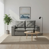 Sofá Retrátil e Reclinável Grécia com Pillow Top - Cinza