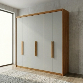Guarda-Roupa Casal Sollo 6 Portas e 5 Gavetas