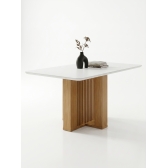 Mesa de Jantar Granada 1.60x0.80 Cinamomo MDF - 1.20X1.20