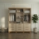 Guarda-Roupa Casal Athenas 3 Portas 9 Gavetas - Nature/Off White