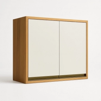 Armário Aéreo de Cozinha Andira 80cm 2 Portas em MDF