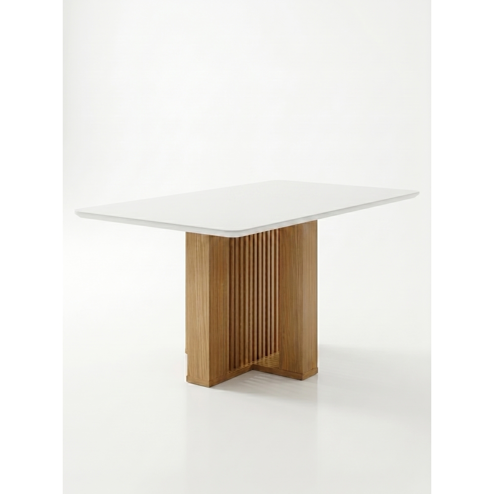 Mesa de Jantar Granada 1.60x0.80 Cinamomo MDF - 1.20X1.20