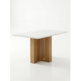 Mesa de Jantar Granada 1.60x0.80 Cinamomo MDF - 1.20X1.20