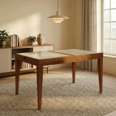 Conjunto Mesa de Jantar Extensível Gênova  com 4 Cadeiras