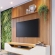 Painel Ripado Trevo com prateleira com led Trevo - Nature