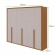 Guarda-Roupa Casal Moderni 6 Portas e 6 Gavetas 100% MDF - Amêndoa/Off White