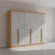 Guarda-Roupa Casal Alvorada 6 Portas e 6 Gavetas 100% MDF - Nature/Off White
