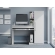 Escrivaninha Office com Armário Lateral e Chave - Branco