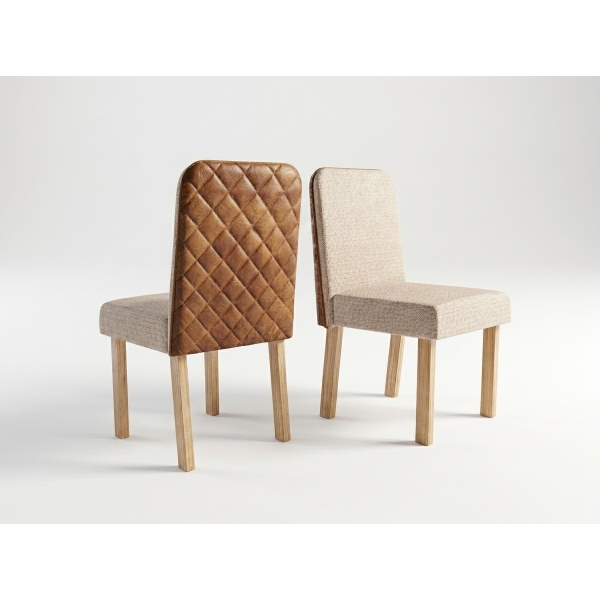 Conjunto Mesa de Jantar Pérola 1,80m com 6 Cadeiras Slim