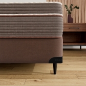 Base Box Queen Sommier ORTOBOM - Camurça Bege