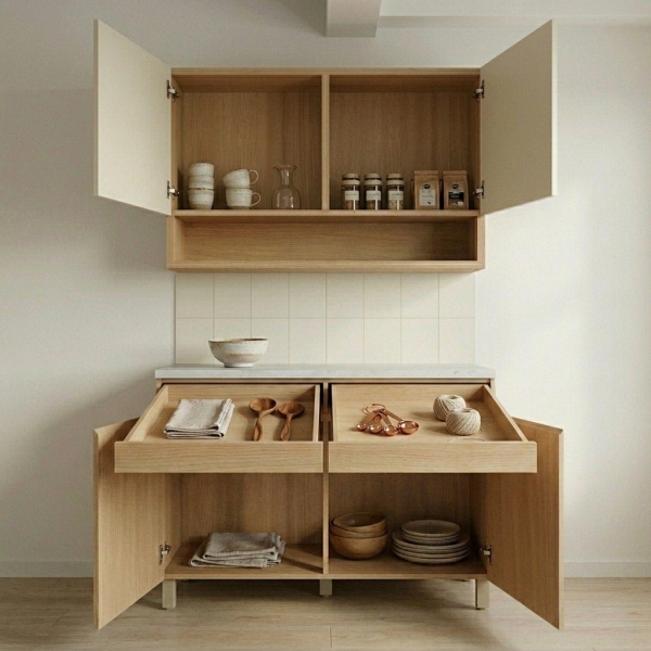 Cozinha Simone Mendes 2 Peças Aéreo e Balcão 120cm