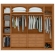 Guarda-Roupa Casal Virtus 6 Portas e 6 Gavetas 100% MDF - Amêndoa/Off White