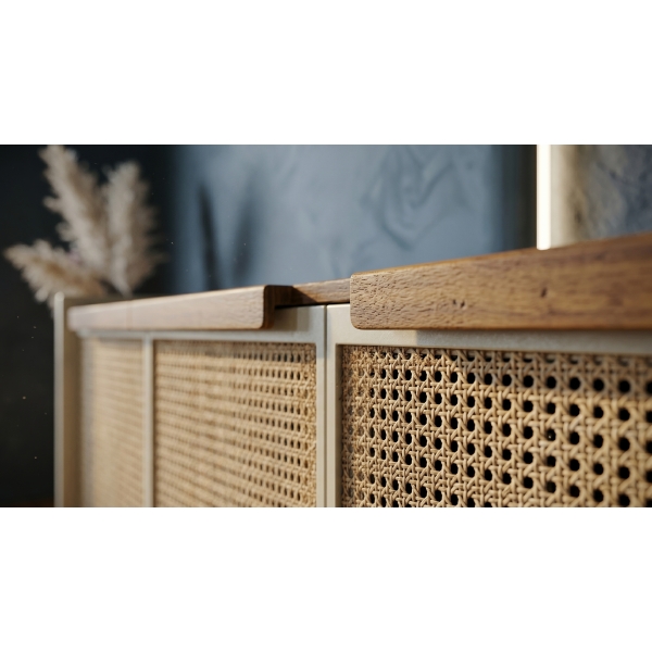 Buffet Sala Jantar MDF 1.60m Vanda Off White
