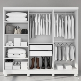 Guarda-Roupa Casal Sergipe 6 Portas - Branco