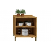 Balcão de Cozinha 80cm 2 Portas Andirá - Amêndoa/Off White