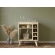 Bar Adega Plumas Retrô MDF 25mm com Nicho para Garrafas - Off White