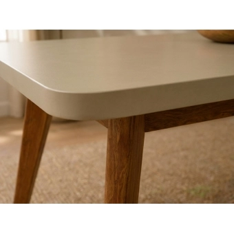 Mesa de Jantar Pérola 6 Cadeiras Vidro 180 x 80 cm