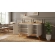 Buffet Gardenia 3 Portas com Tampo em MDF 25mm - Off White/Nature