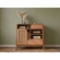 Buffet Aparador Daisy Retrô com Detalhe Palha 3D - Carvalho/Terracota