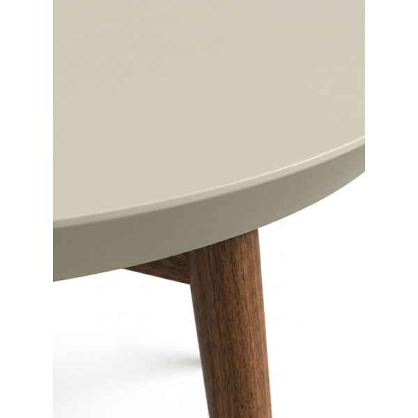 Mesa de Centro Yara 0.59m Off White com Pés Palito
