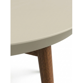 Mesa de Centro Yara 0.59m Off White com Pés Palito