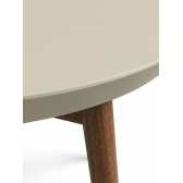 Mesa de Centro Yara 0.59m Off White com Pés Palito