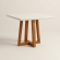 Mesa de Jantar 6 Lugares Jasmin Retangular - Off White/Imbuia