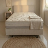 Conjunto Box Casal Vegas Vivere 1,38m Palha