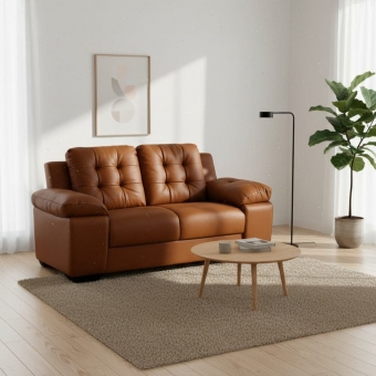 Sofá 2 Lugares Pitsburgo 1.57m Espuma D33 e Molas S