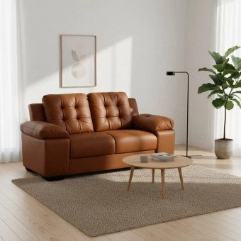 Sofá 2 Lugares Pitsburgo 1.57m Espuma D33 e Molas S