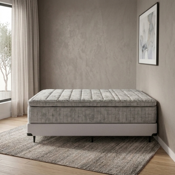 Conjunto Cama Box Queen New Freedom Branco