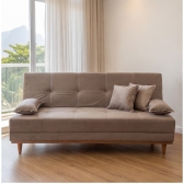 Sofá-Cama 3 Lugares Madrid Reclinável com Espuma D26 - Veludo