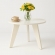 Mesa de Centro Ivy Redonda com Tampo em Espelho - Off White