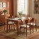 Mesa de Jantar Extensível para até 6 Lugares Genova - Imbuia/Off White