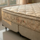Conjunto Cama Box Queen Firenze 158x198 Palha