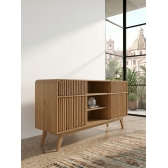 Buffet Diamante 1.60 Tampo Chanfrado MDF Cinamomo