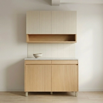 Cozinha Simone Mendes 2 Peças Aéreo e Balcão 120cm