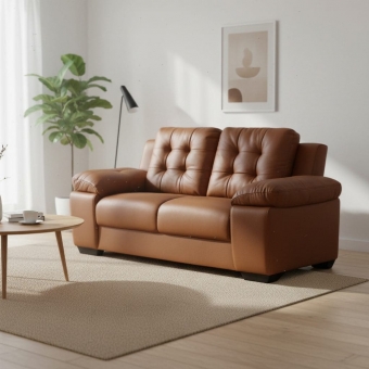 Sofá 2 Lugares Pitsburgo 1.57m Espuma D33 e Molas S