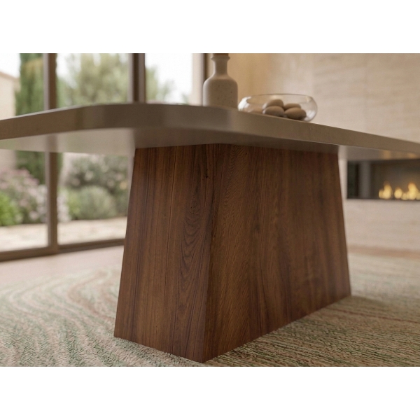 Mesa Jantar Braga 2.20m Naturale Off White